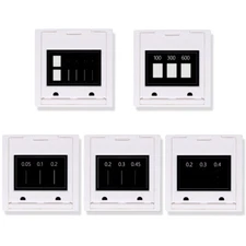 5pcs Optical Interference Diffraction Sheet Grating Sheet Experiment Instrument