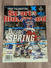 Ryan McDonagh Signed Sports Illustrated COA 6/2/14 NO LABEL NL SI Rangers Cup B