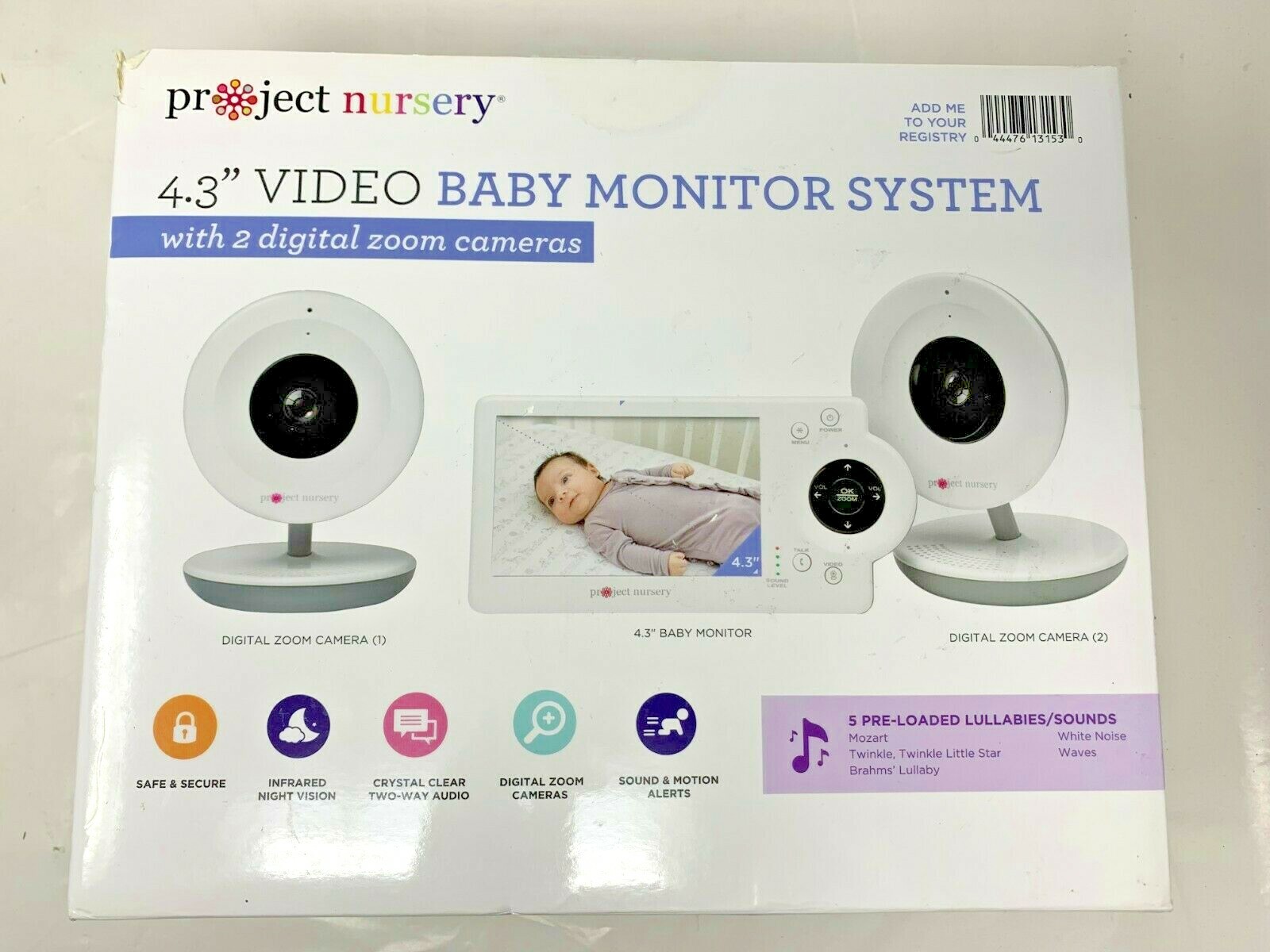 project nursery 4.3 baby monitor