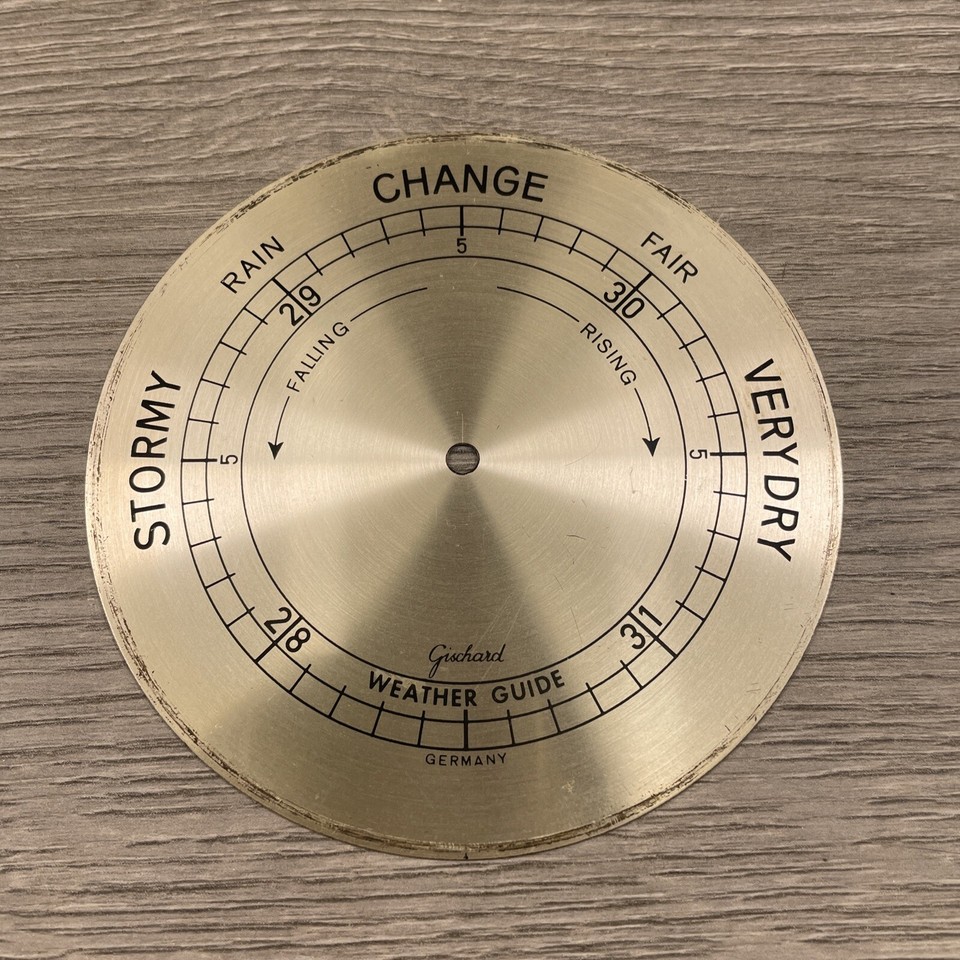 Vintage Brass Barometer Parts for Spares or Repair eBay