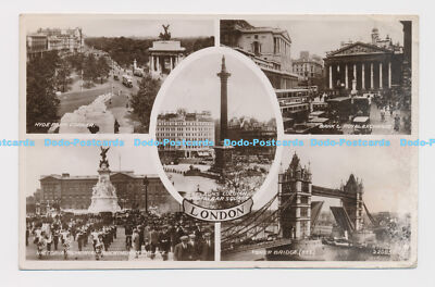 C014290 London. Hyde Park Corner. Bank und Royal Exchange. Tower Bridge. Valenti