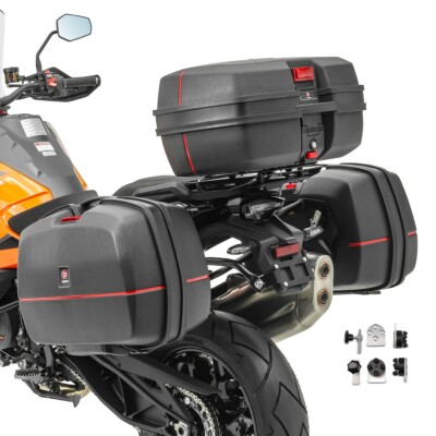 Set Koffer + Topcase für Triumph Trident 660 TB8 3x45L