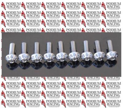 10pc Moto M5x16mm Boulons Vis de pare-brise Windscreen Windshield 10pc Moto M5x16mm Boulons Vis de pare-brise Windscreen Windshield