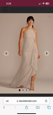 biscotti bridesmaid dresses BABARONI Spaghetti Strap Elegant Bridesmaid Dress with V-neck Taupe, Taupe / US0