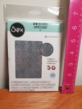 SI1 Sizzix 3D Textured Impressions A6 Embossing Folder Kath Breen Tileable