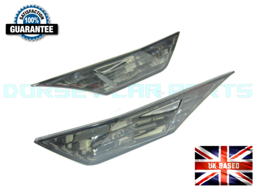 FOR HONDA CIVIC 2016-2019 SMOKED SIDE INDICATORS LIGHT SET PAIR LAMP TINTED LENS - Picture 1 of 3