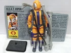 Gi Joe 1989 Vintage Original COBRA HEAT VIPER   3.75" LOOSE figure Listing#1