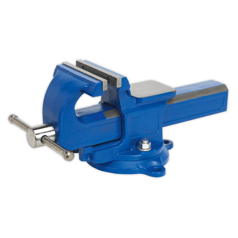 Sealey QAVE100 Vice 100mm Quick Action Swivel Base SG Iron