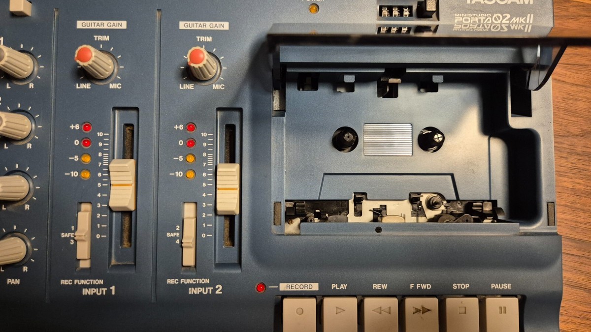 TASCAM MINISTUDIO PORTA02 本体 TASCAM Porta 02 Ministudio 4-Track Cassette Recorder | Reverb