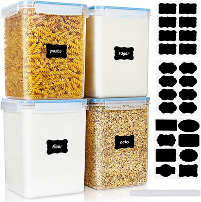 5.2L Vorratsdosen,4Pcs Luftdicht Vorratsdosen Mit Deckel,Bpa Frei Vorratsbehälte
