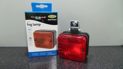 12volt van/car/Trailer E Approved Square Rear Red Fog Light/Lamp