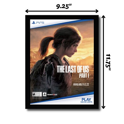 The Last of Us Part 1 I Framed Print Ad/Poster PS5 Official Ellie