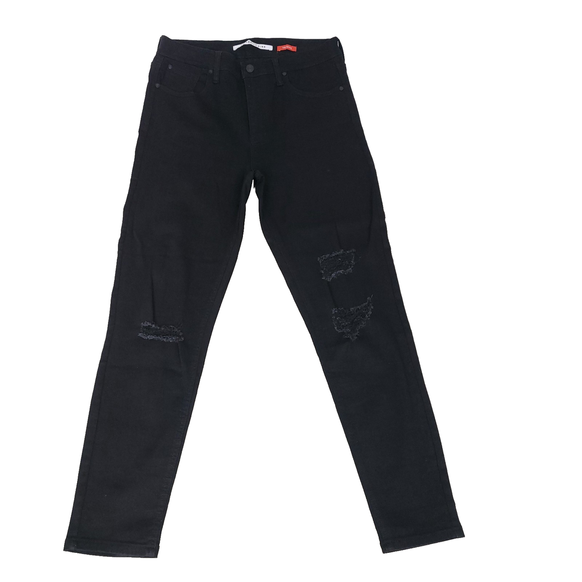 Celebrity Pink The Spicy Jeans Womens 11 30 Black Skinny Distressed Pants
