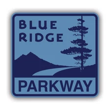 Vintage Blue Ridge Parkway Sticker Decal - Weatherproof - national park va