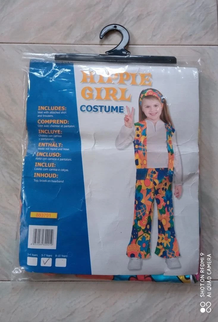 Costume hippie shop bambina