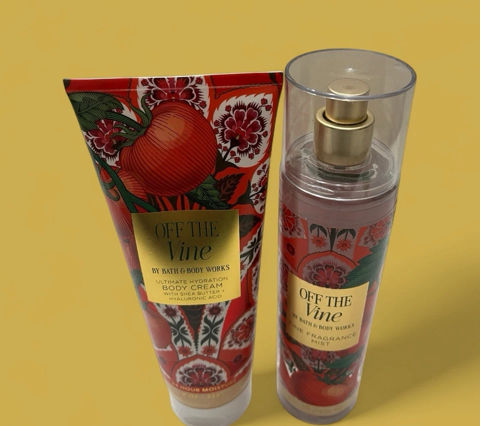 Bath & Body Works Off The Vine Body Cream Fragrance Mist 8 oz Tomato Geranium - Image 4 of 4