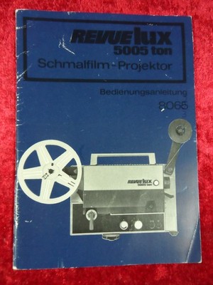 ''REVUElux 5005 ton'' Tonfilmprojektor Original Bedienungsanleitung (2)