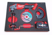 Schaumeinlage für Milwaukee Akku-Winkelschleifer FUEL M18CAG125X für HD-Box1