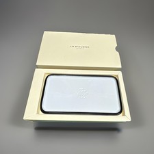 Jo Malone London Ceramic Bathroom Display Tray with Box   White  Black Trim