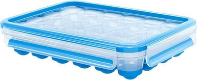 EMSA Clip & Close Frischhaltedose, Eiswürfelform, 22,6 X 16,5 X 4,9 Cm, Flexible