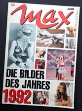 Max Magazin 1/93, Bilder des Jahres 1992, 235 x 335 mm, 206 Seiten, gebraucht!
