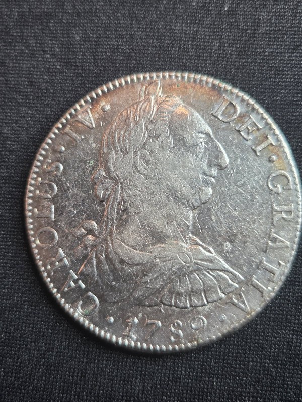 1789 MO FM Eight Reales  Silver