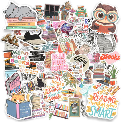 Wasserfeste Vinyl-Aufkleber Set 100 Stück für Bücher, Dekor, DIY, Kindersicher