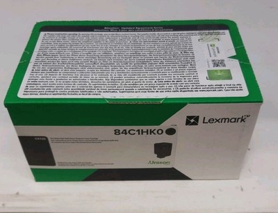 Brand New Lexmark 84C1HK0 One Black High Yield Toner Cartridge