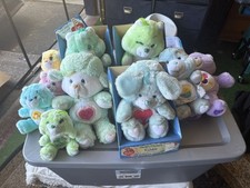 Vintage Care Bear Lot X10 1980s Plush Kenner 6inch/13inch With Box