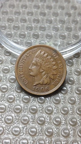 1906 Indian Head Cent Penny VF                                             Y977