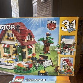 LEGO Creator 3 In 1 Changing Seasons 31038 with Box & Manual- Partially Complete