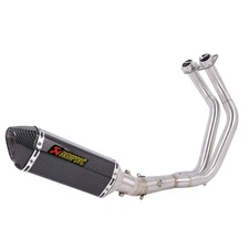 Full Exhaust System Slip-On Muffler Pipe For Yamaha YZF R7 2021-2025 MT07 14-24