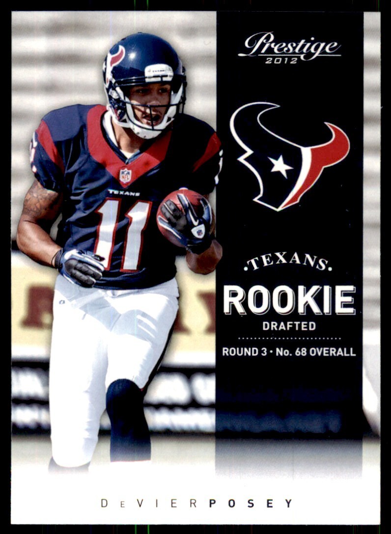 2012 Panini Prestige DeVier Posey Rookie Football Cards #285