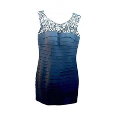 Sherri Hill Mini Dress, Formal, Bandage, Beaded Neckline, Black, Cocktail, Sz 2