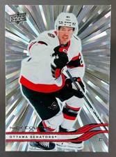 NICK COUSINS 2025-26 Upper Deck Series 2 Outburst Silver #375 Senators