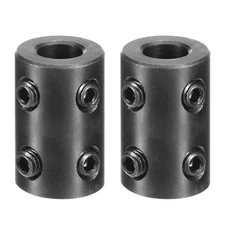 2Set Shaft Coupling 5/16" Bore 5/8" OD 1" Length Rigid Coupling (4 X Screws)