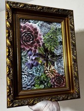 Genuine Vintage Gold Picture Frame Gilt Ornate Antique Style Wood 12” X 8” .