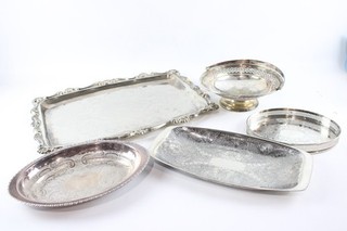 Vintage Silver Plate Trays & Serving Platters 2797g