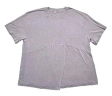 Lululemon Shirt Top Womens 8 L Oversized Toupe Running Ventilated Active Loose