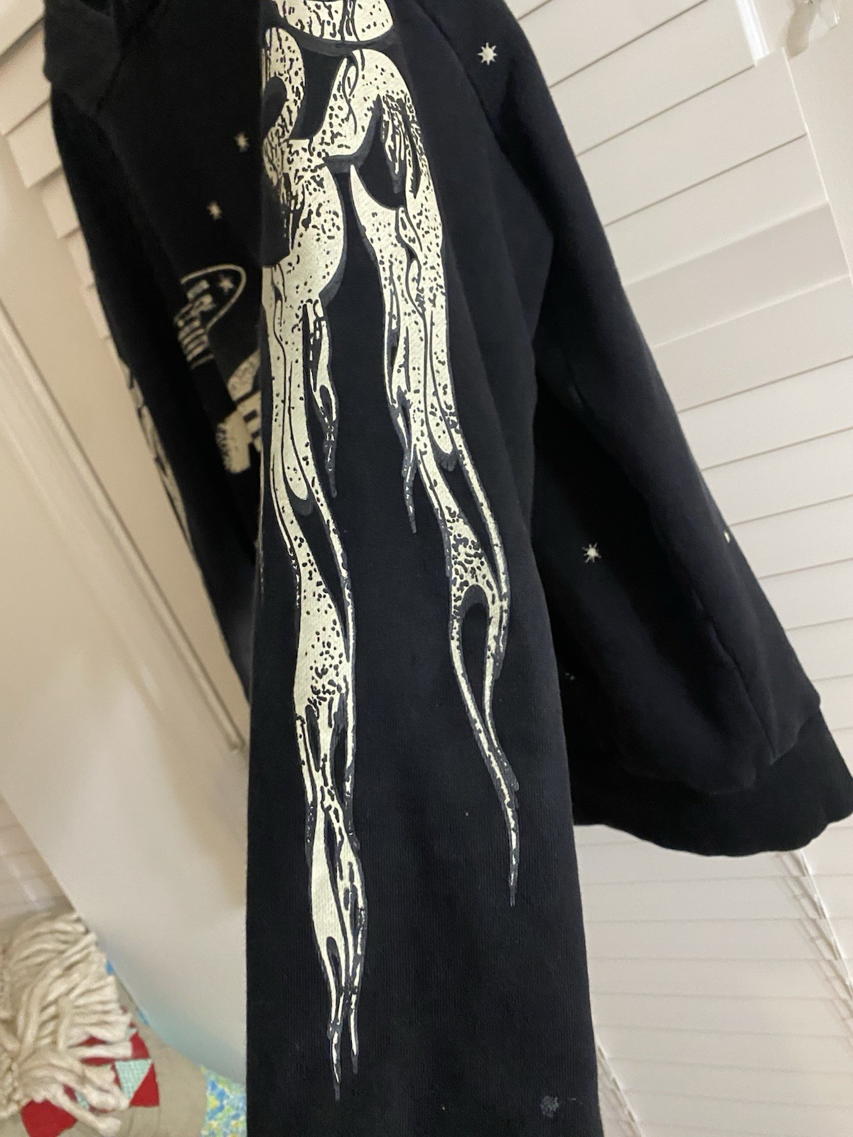 Hellstar Black Basic Hooded Sweatshirt Size M Bla… - image 4