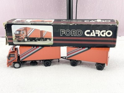 Vintage 1/50 NZG Germany Ford Cargo Truck W/Pup Original Box Hard To Find