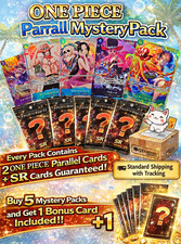 ONE PIECE TCG JP Mystery Pack - 5 carte 2 parallele + 3 SR senza blocco
