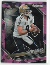 2025 Panini Prizm Black Prizms Purple Ice Drew Brees #98 111/149 New Orleans