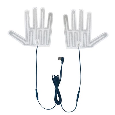 USB Heated Gloves Pad Winter Warm Five-Finger Gloves Heating Pad Electric Heatin