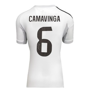 Eduardo Camavinga Back Signed Real Madrid 2025 26 Home Shirt (eBay Live 20/10)