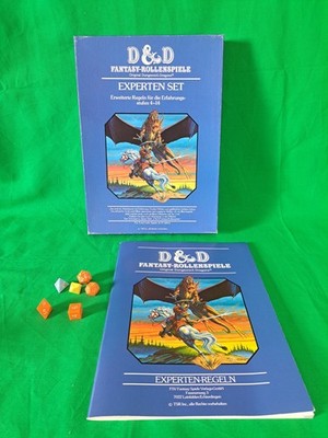 D & D Fantasy-Rollenspiele, Original Dungeons & Dragon Experten Set, 1983