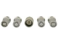 Genuine Ford Chrome Plated Wheel Locking Nuts Exposed Lugs 4pc Set Wkey