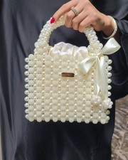 Unique Handmade  Beaded Handbag - Elegant Evening Purse  Artisan Crafted