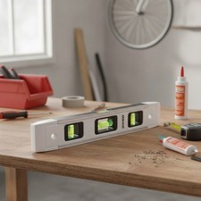 Compact 9-Inch Magnetic Level with 3 Vials - ...