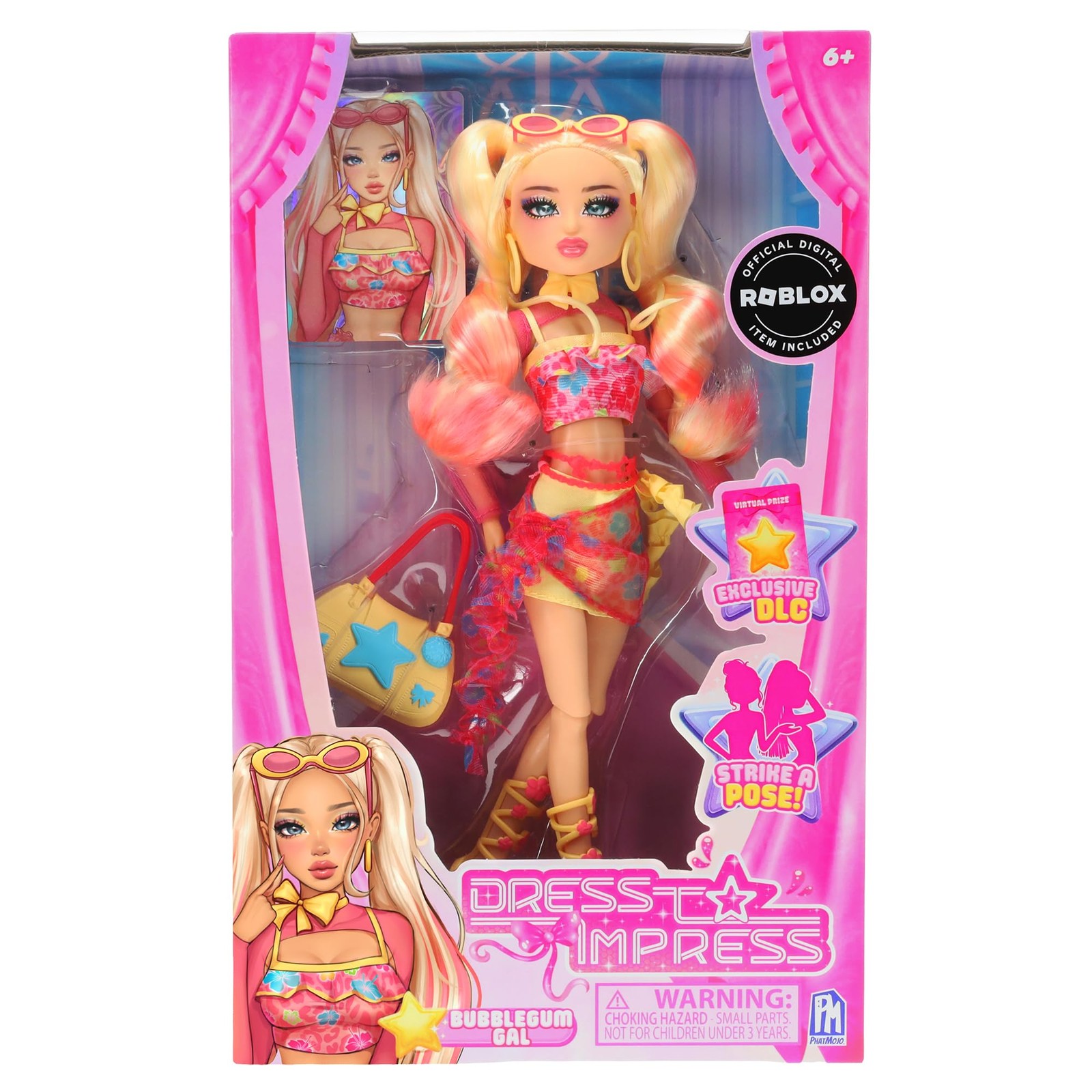 Dress To Impress   Bubblegum Gal Fashion Doll   Series 1 Wave 1